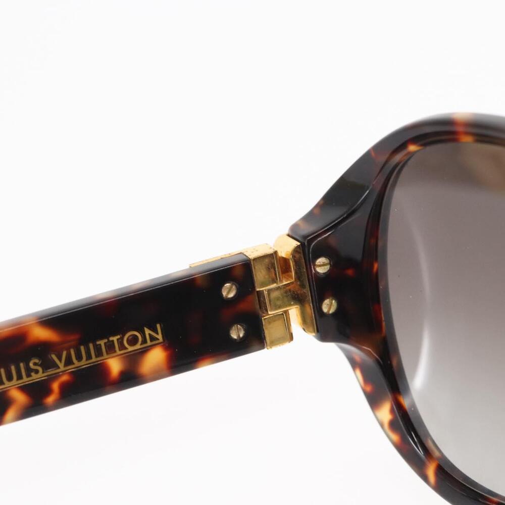 LOUIS VUITTON Supson Oversized Sunglasses plastic Brown LV Auth BA9323 - Picture 10 of 14